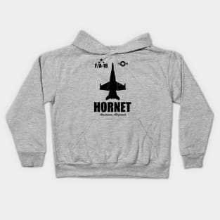 F/A-18 Hornet (distressed) Kids Hoodie